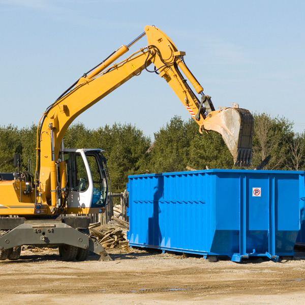 can i rent a residential dumpster for a construction project in Naper